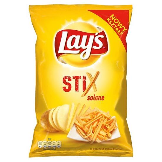 Obrazek Lay's Stix solone Chipsy ziemniaczane 140 g