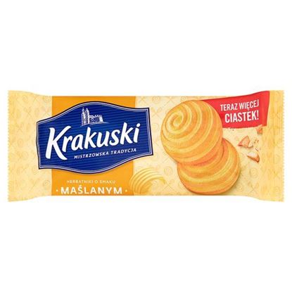 Obrazek Krakuski Herbatniki o smaku maślanym 201 g