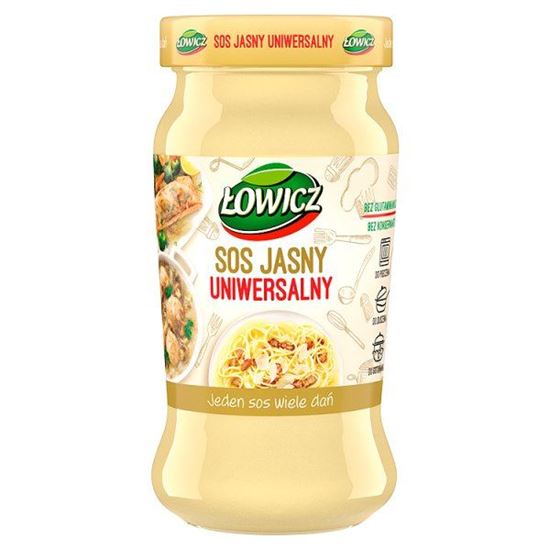 Obrazek Łowicz Sos jasny uniwersalny 335 g
