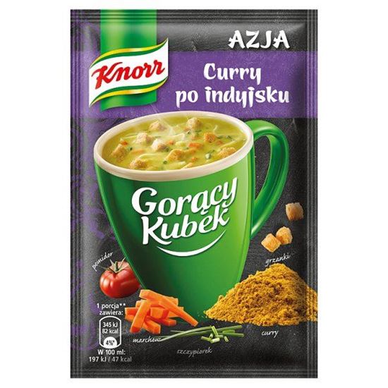 Obrazek Knorr Gorący Kubek Azja Curry po indyjsku 19 g
