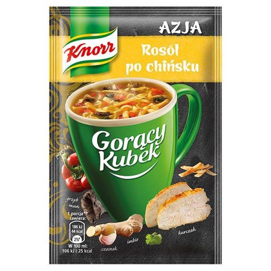Obrazek Knorr Gorący Kubek Azja Rosół po chińsku 14 g