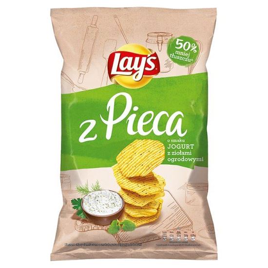 Obrazek Lay's z Pieca Pieczone chipsy Jogurt z ziołami ogrodowymi 130 g