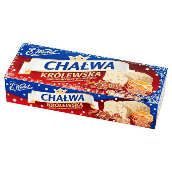 Obrazek E. Wedel Chałwa Królewska pomarańczowo-piernikowa 250 g
