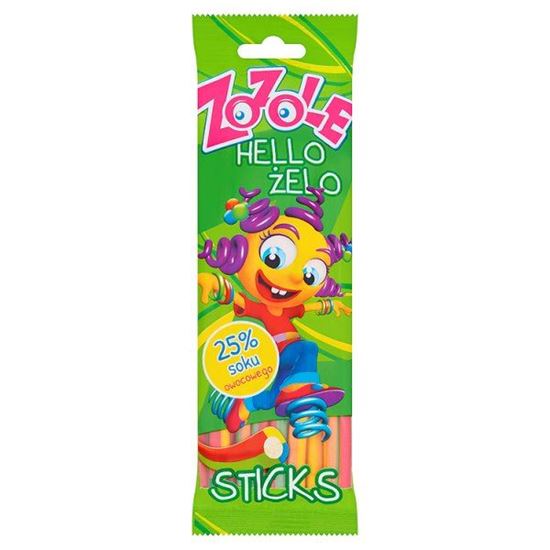Obrazek Zozole Hello Żelo Sticks Żelki 75 g