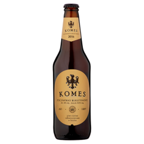 Obrazek Komes Poczwórny bursztynowy Piwo ciemne 500 ml