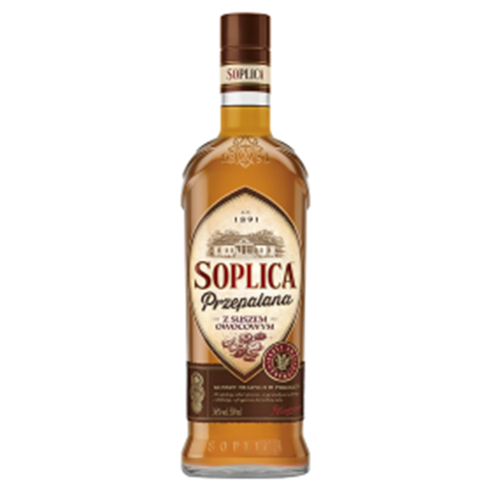 Obrazek Soplica Przepalana z suszem owocowym Napój spirytusowy 500 ml