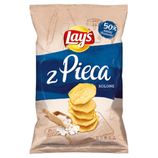 Obrazek Lay's z Pieca Pieczone chipsy Solone 130 g