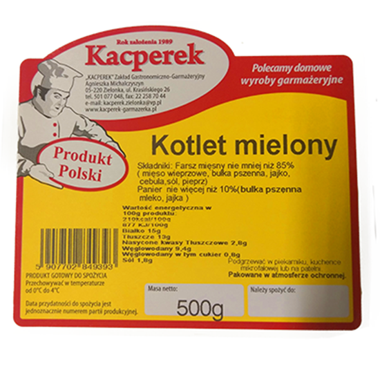 Obrazek Kacperek kotlety mielone 500 g