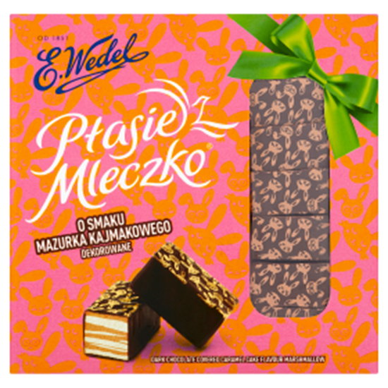 Obrazek E. Wedel Ptasie Mleczko o smaku mazurka kajmakowego dekorowane 380 g