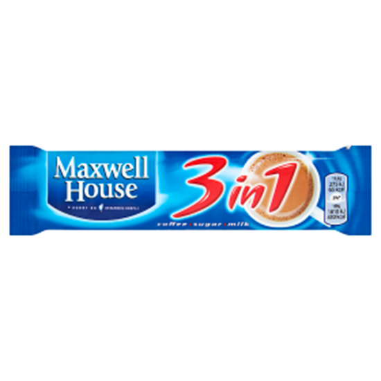 Obrazek Maxwell House 3 in 1 Rozpuszczalny napój kawowy 15,2 g