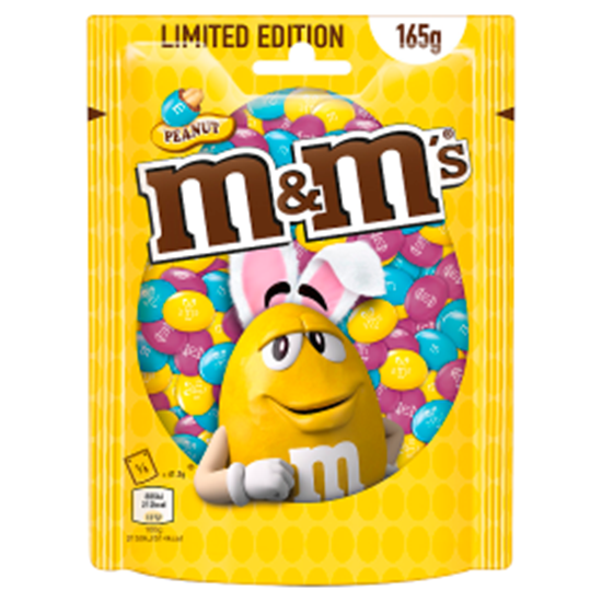Obrazek M&M's Peanut Orzeszki ziemne oblane czekoladą w kolorowych skorupkach 165 g