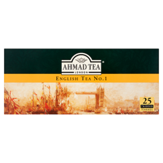 Obrazek Ahmad Tea English Tea No. 1 Herbata czarna 50 g (25 torebek)