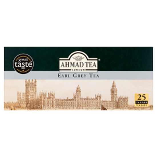 Obrazek Ahmad Tea Earl Grey Herbata czarna 50 g (25 torebek)