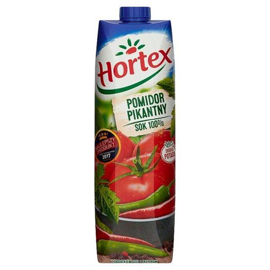 Hortex Sok 100% pomidor pikantny 1 l