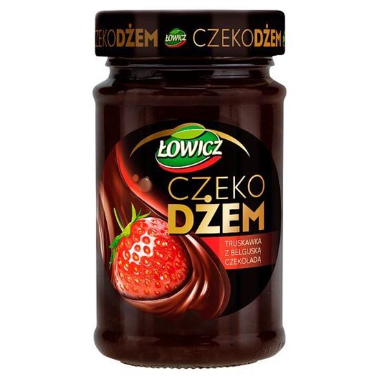 Łowicz Czekodżem truskawka z belgijską czekoladą 250 g