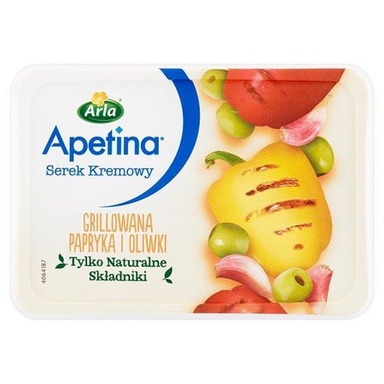 Arla Apetina Serek kremowy grillowana papryka i oliwki 125 g