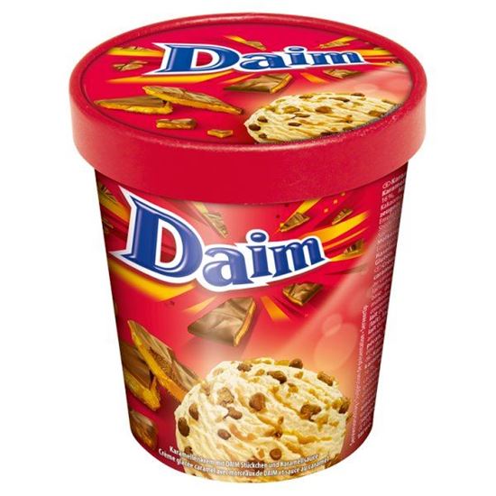 Daim Lody karmelowe z czekoladą mleczną z chrupiącym nadzieniem karmelowo-migdałowym 480 ml