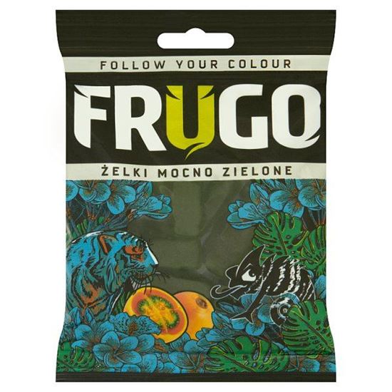 Frugo Żelki mocno zielone 100 g