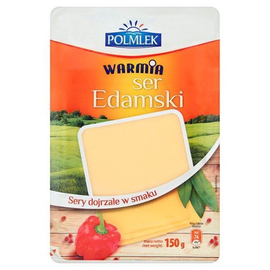 Warmia Ser Edamski plastry 150 g