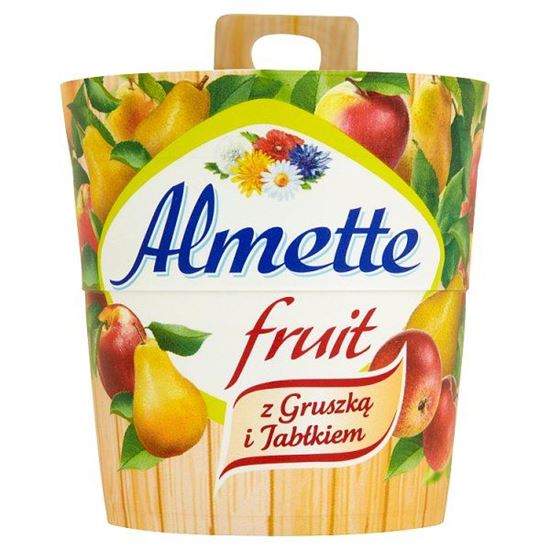 Almette Fruit z gruszką i jabłkiem Puszysty serek twarogowy 150 g