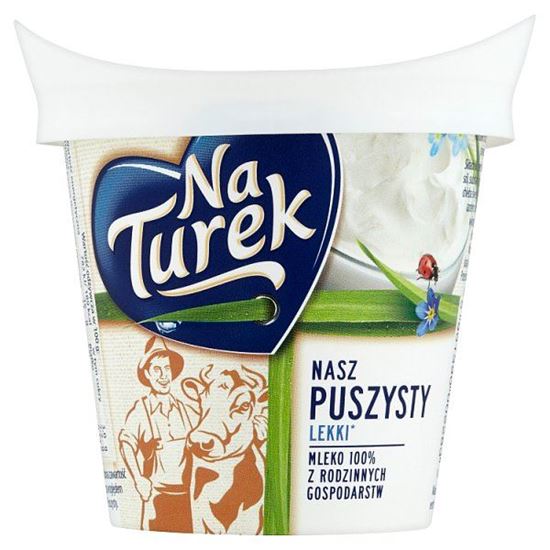 NaTurek Nasz Puszysty lekki Serek twarogowy 140 g