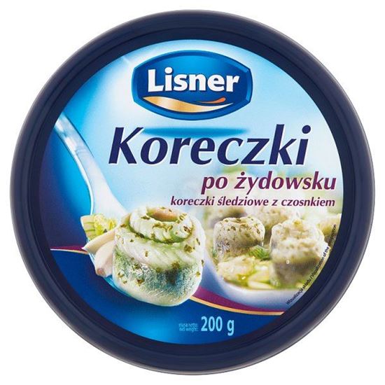 Lisner Koreczki śledziowe po żydowsku z czosnkiem 200 g