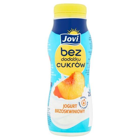Jovi Jogurt brzoskwiniowy bez dodatku cukrów 230 g