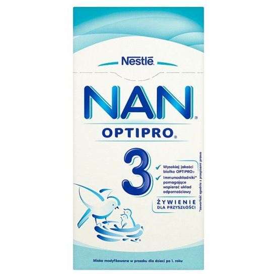 NAN OPTIPRO 3 Mleko modyfikowane w proszku dla dzieci po 1. roku 350 g