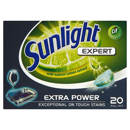 Sunlight All in 1 Expert Extra Power Tabletki do zmywarki 350 g (20 sztuk)