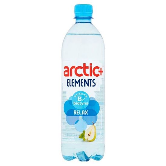 Arctic+ Elemens Relax Napój niegazowany o smaku gruszki z melisą wzbogacony biotyną 750 ml
