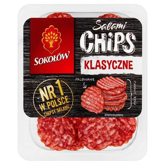 Sokołów Salami Chips klasyczne 60 g