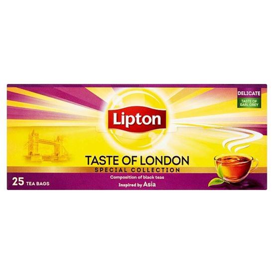 Lipton Taste of London Herbata czarna aromatyzowana 50 g (25 torebek)