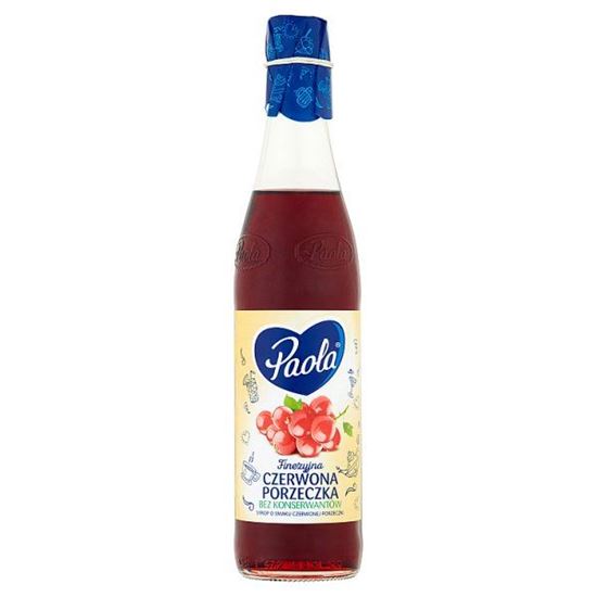 Paola Syrop o smaku czerwonej porzeczki 430 ml