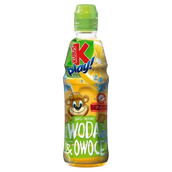 Kubuś Play! Napój owocowy woda i owoce jabłko cytryna 400 ml