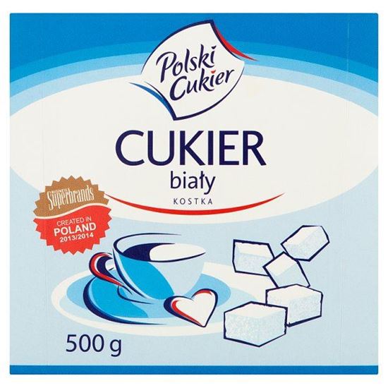 Polski Cukier Cukier biały kostka 500 g