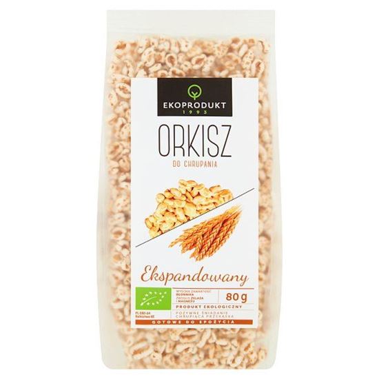 ekoProdukt Orkisz do chrupania ekspandowany 80 g