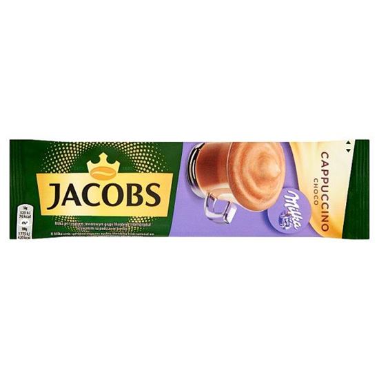 Jacobs Cappuccino Choco Milka Rozpuszczalny napój kawowy z dodatkiem czekolady 18 g