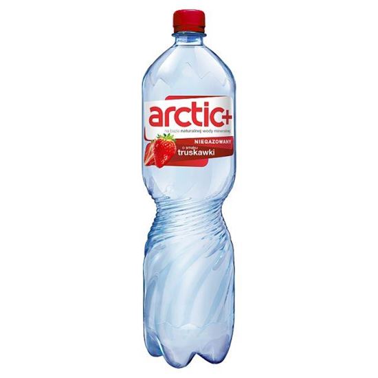 Arctic Plus Napój niegazowany o smaku truskawki 1,5 l