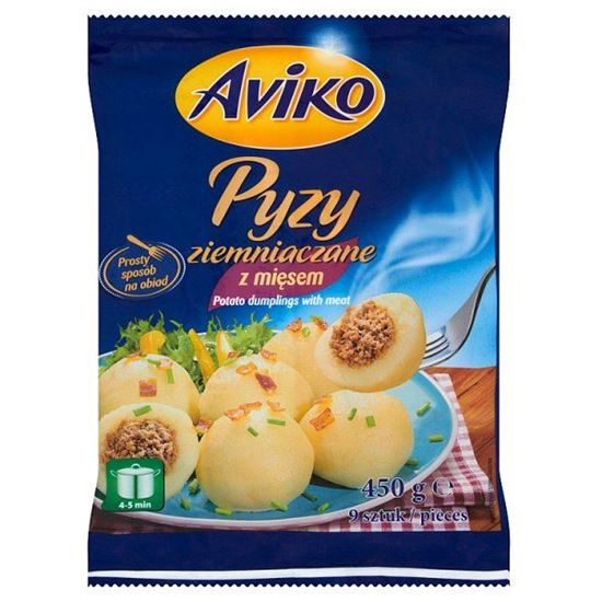Aviko Pyzy ziemniaczane z mięsem 450 g (9 sztuk)