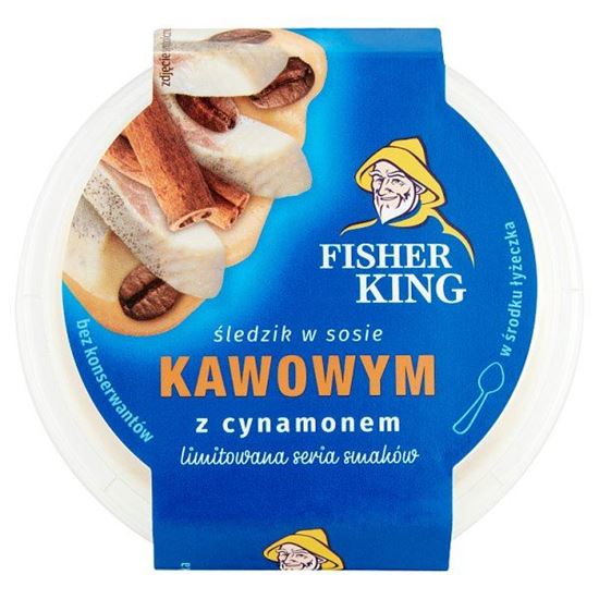 Fisher King Śledzik w sosie kawowym z cynamonem 230 g