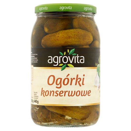 Agrovita Ogórki konserwowe 850 g