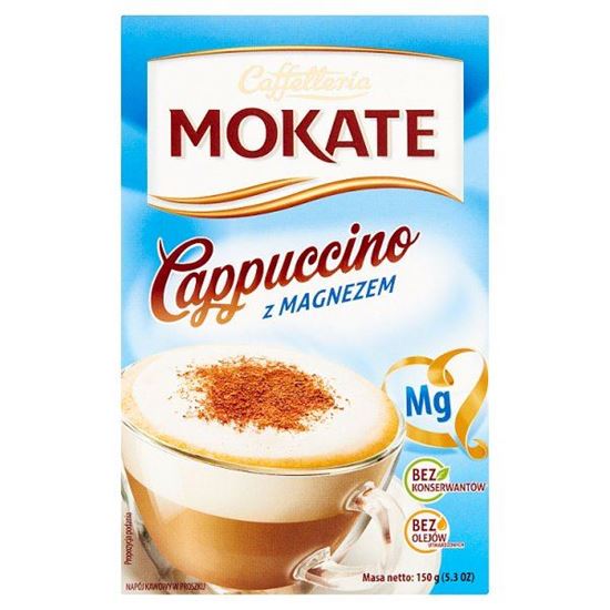Mokate Caffetteria Cappuccino z magnezem 150 g (10 x 15 g)
