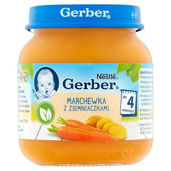 Gerber Marchewka z ziemniaczkami po 4 miesiącu 125 g