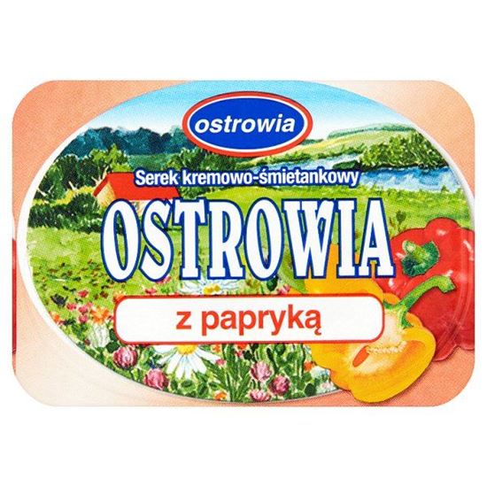 Ostrowia Serek kremowo-śmietankowy z papryką 120 g