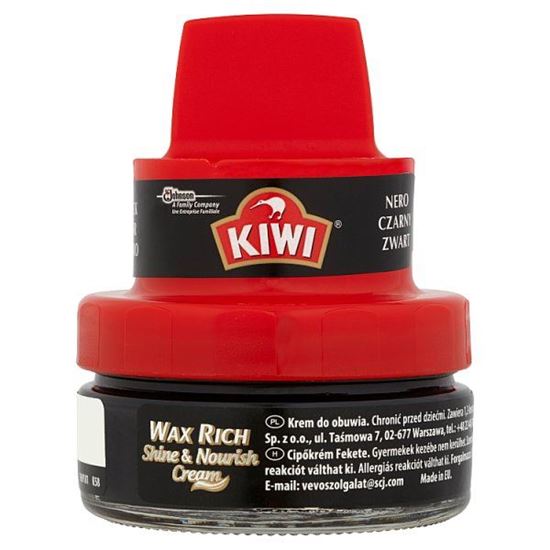 Kiwi Krem do obuwia czarny 50 ml