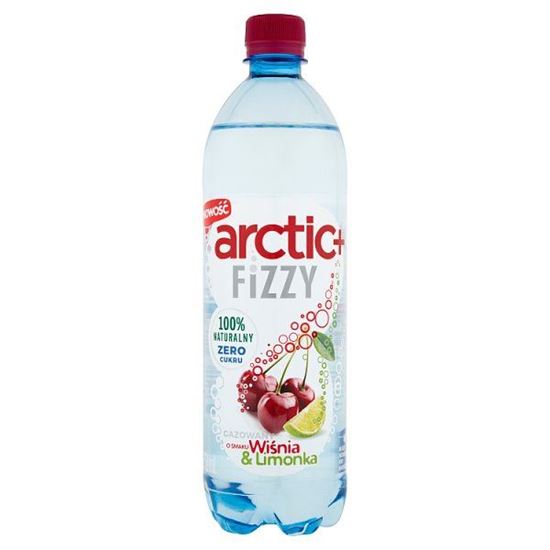 Arctic+ Fizzy Napój gazowany o smaku wiśnia & limonka 750 ml
