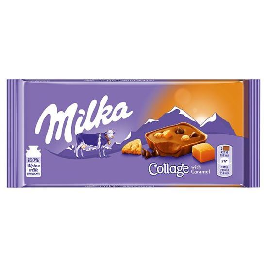 Milka Wyrób cukierniczy Collage with Caramel 93 g