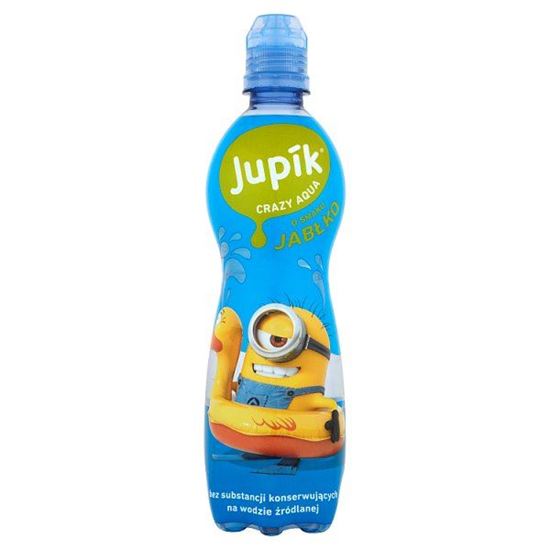 Jupik Crazy Aqua o smaku jabłko Napój niegazowany 500 ml