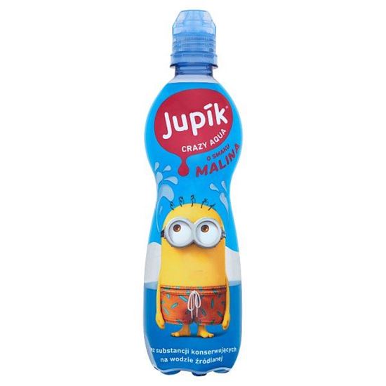 Jupik Crazy Aqua o smaku malina Napój niegazowany 500 ml