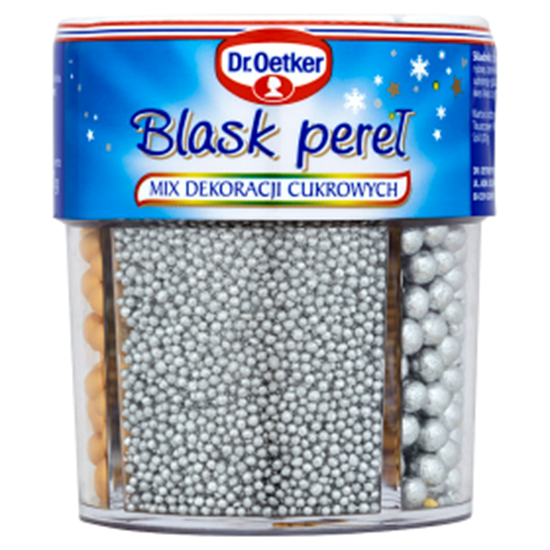 Obrazek Dr. Oetker Blask pereł Mix dekoracji cukrowych 81 g